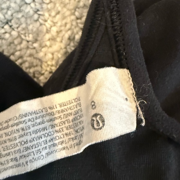 lululemon Strappy Sports Bra bundle- Black, White, Gray size 8 - Picture 4 of 4